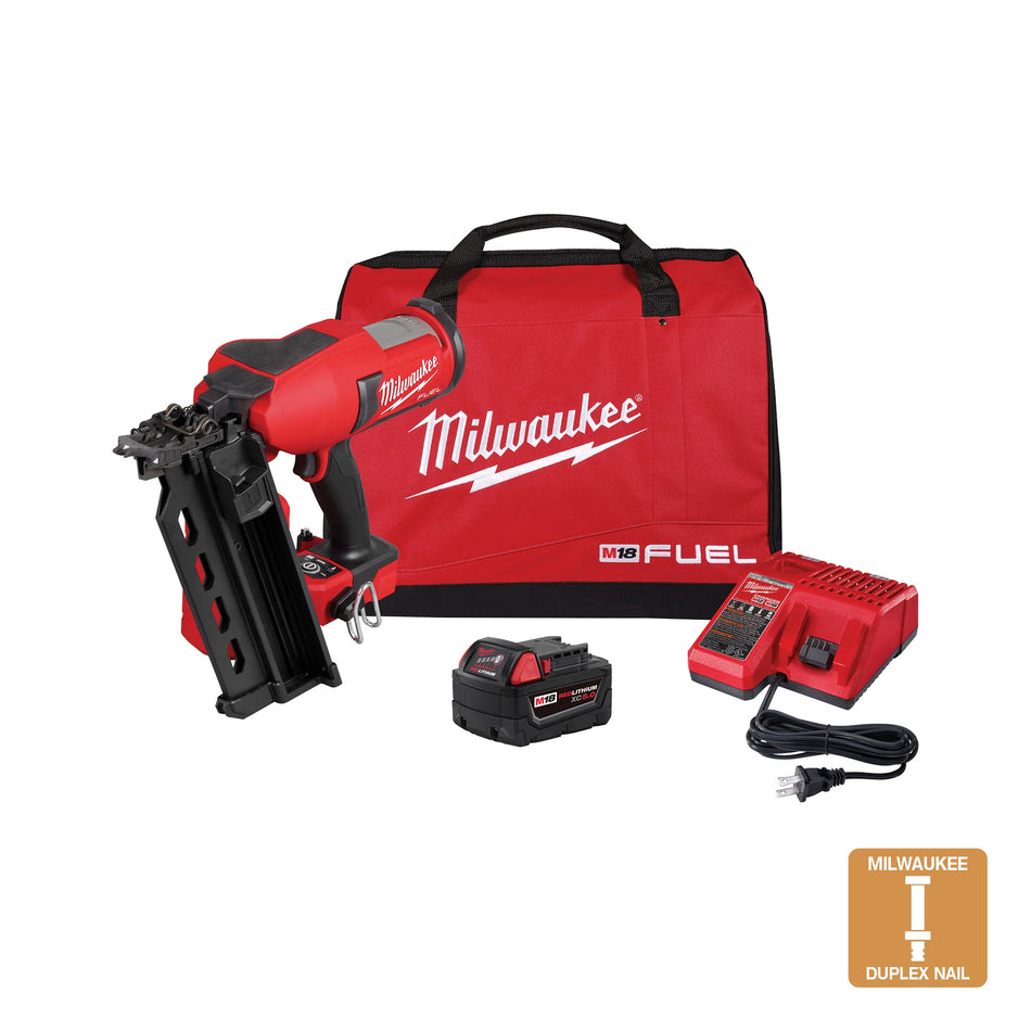Milwaukee 2844-21, M18 FUEL™ Duplex Nailer Kit