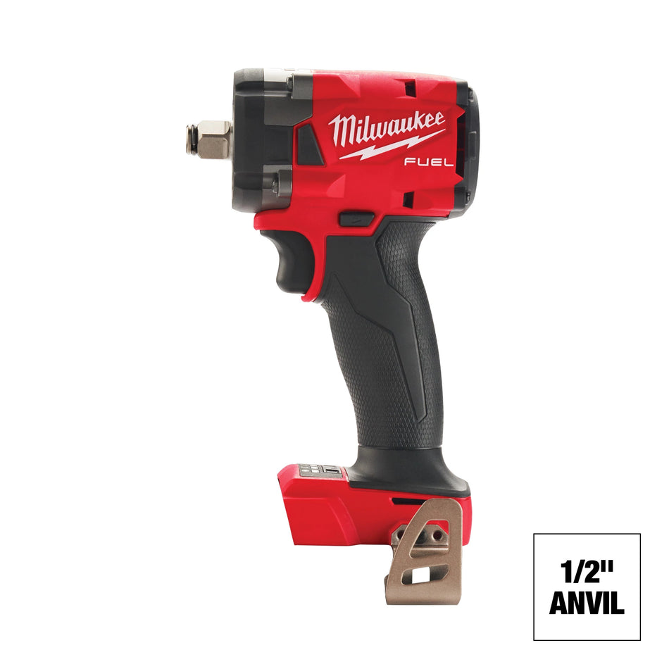 Milwaukee 2855-20, M18 FUEL 1/2" Compact Impact Wrench w/ Friction Ring (Tool Only)