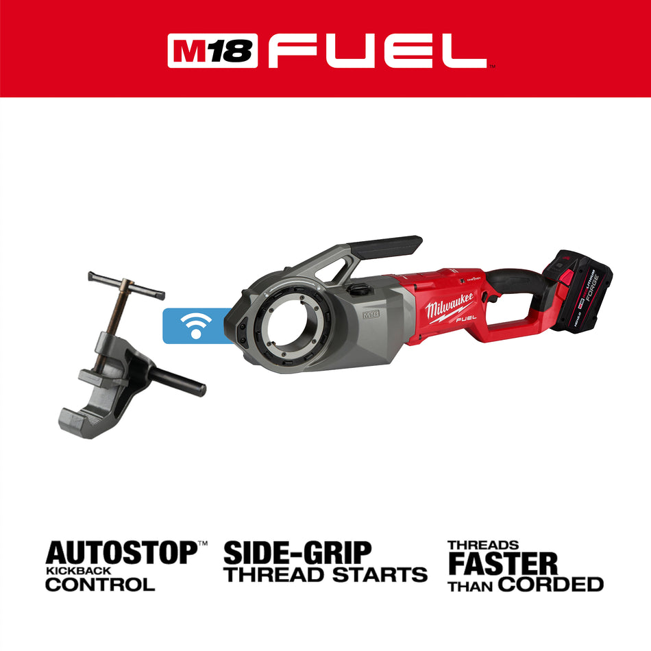 Milwaukee 2874-22HD, M18 FUEL Pipe Threader Kit w/ One-Key