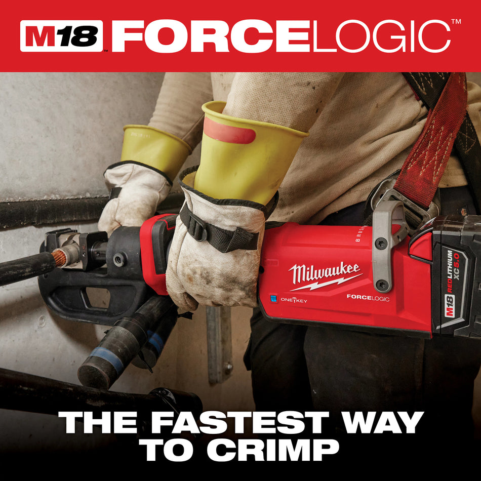 Milwaukee 2878K-22, M18™ FORCE LOGIC™ 12T Kearney Linear Crimper Kit