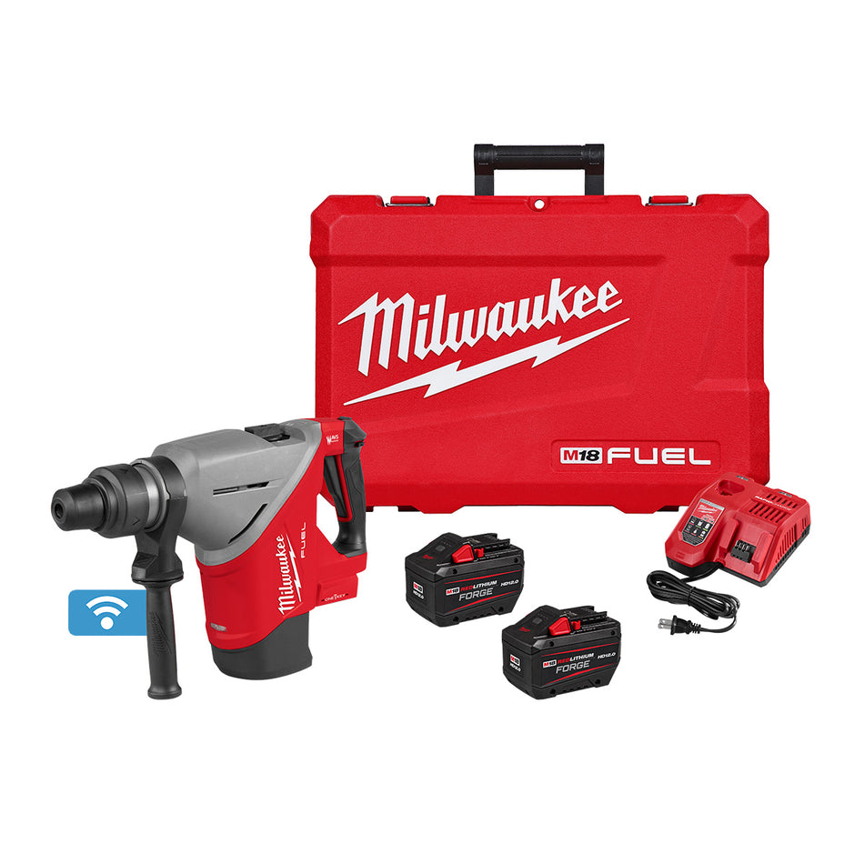 Milwaukee 2918-22HD, M18 FUEL™ 1-3/4" SDS MAX Rotary Hammer Kit w/ ONE-KEY™