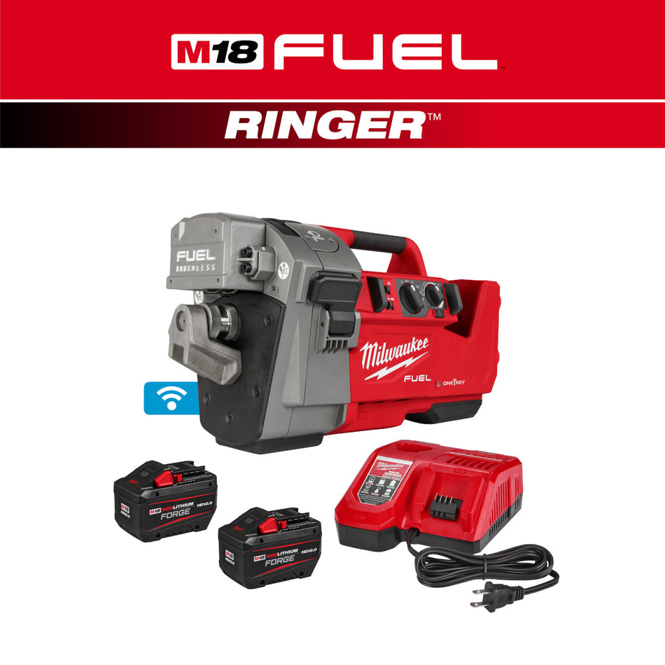 Milwaukee 2928-22, M18 FUEL™ RINGER™ Roll Groover for 2” – 6” Sch 10/40