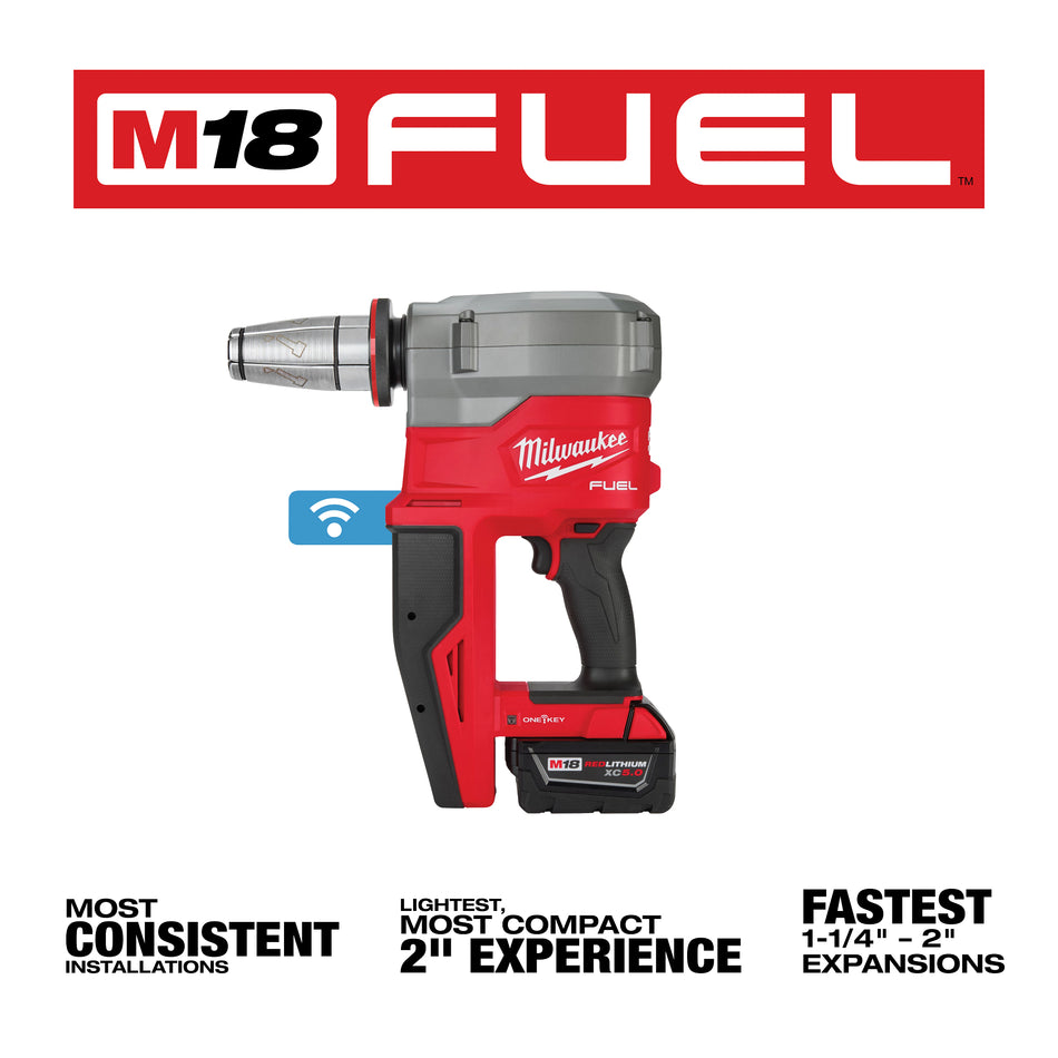 Milwaukee 2932-22XC, M18 FUEL 2" ProPEX Expander Kit w/ ONE-KEY