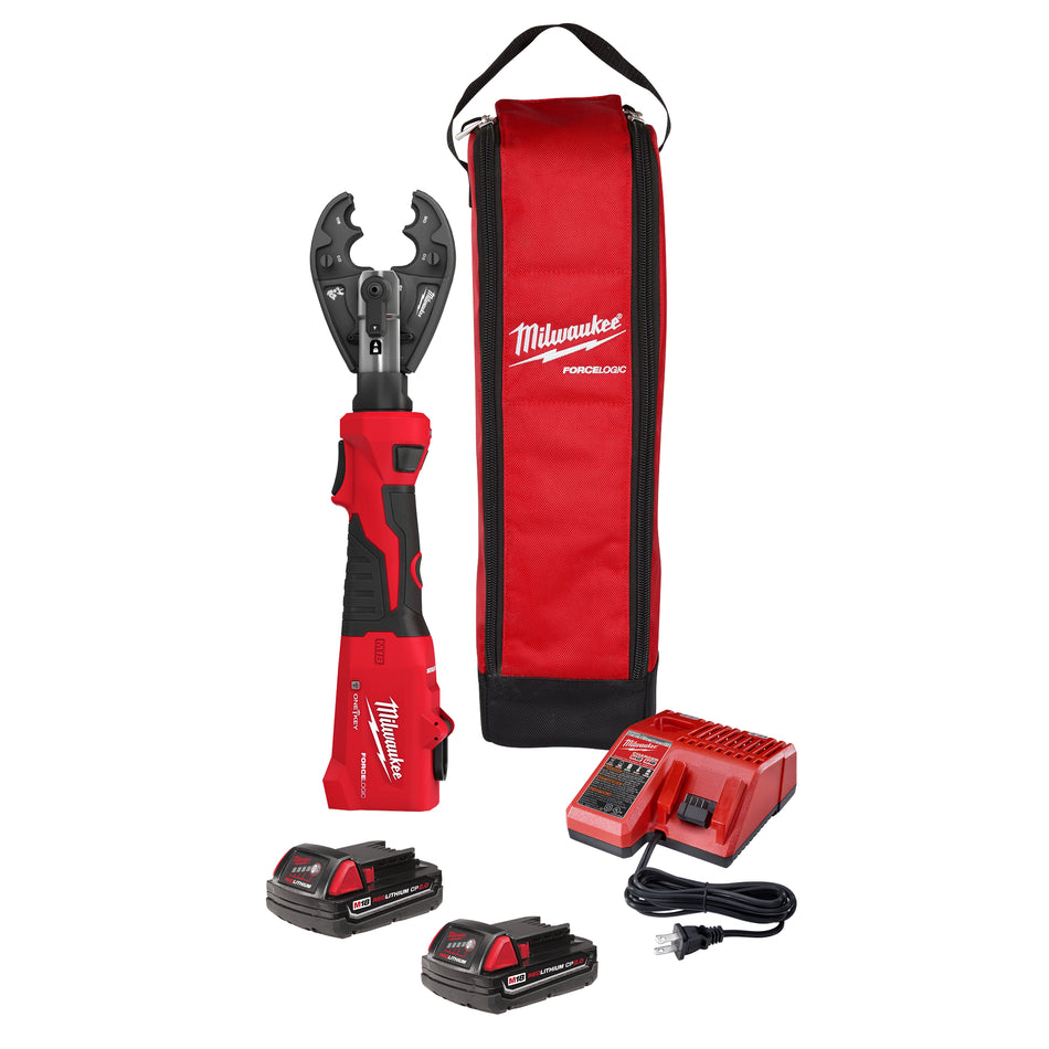 Milwaukee 2978-22BG, M18™ FORCE LOGIC™ 6T Linear Utility Crimper Kit w/ BG-D3 Jaw