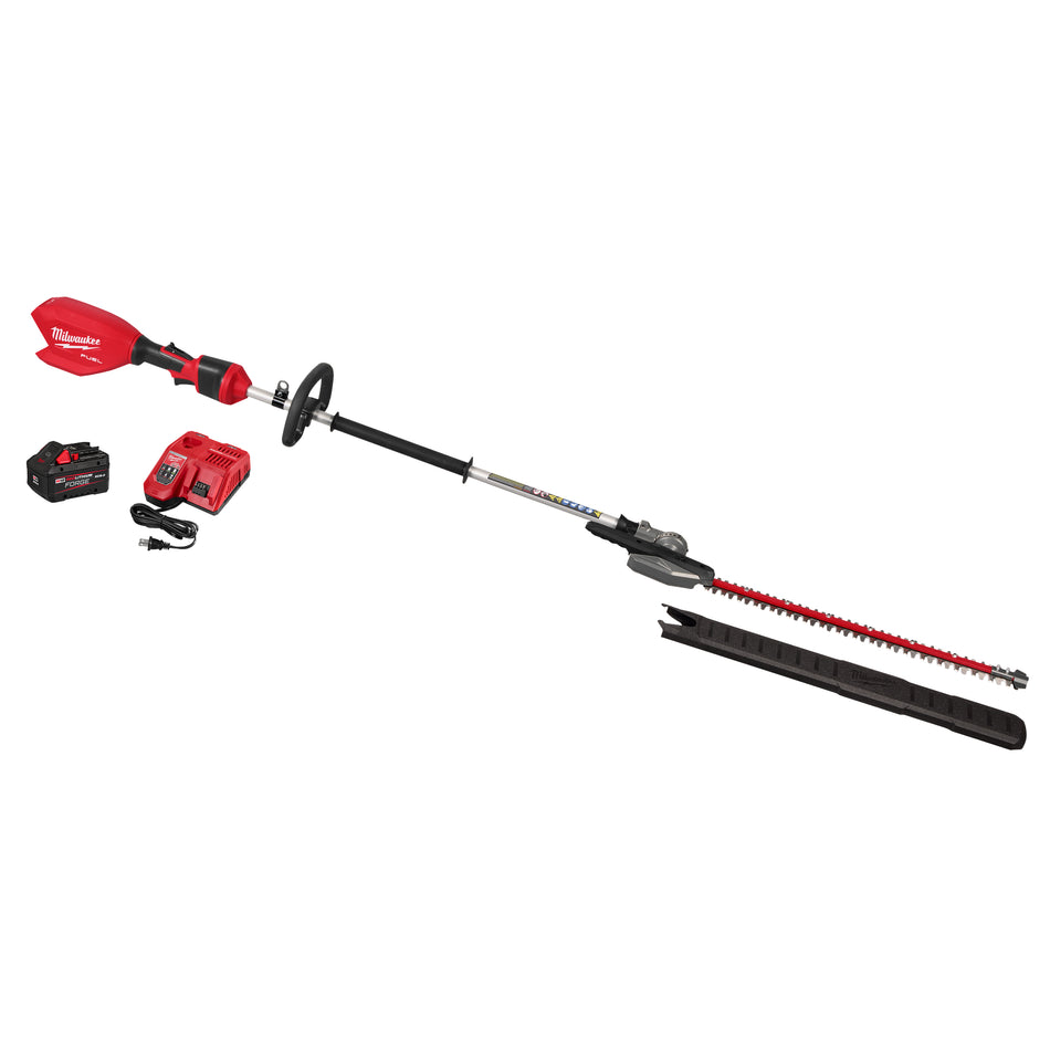 Milwaukee 3012-21, M18 FUEL™ Pole Articulating Hedge Trimmer Kit