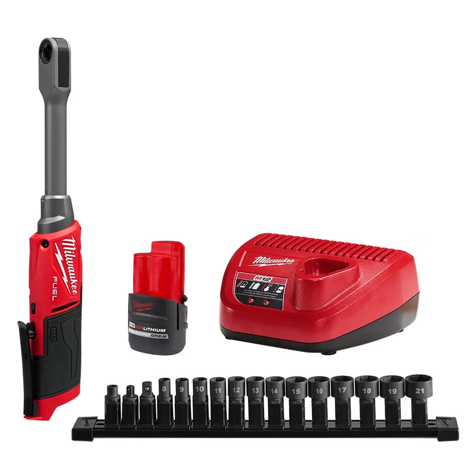 Milwaukee 3050-21, M12 FUEL™ INSIDER™ Extended Reach Box Ratchet