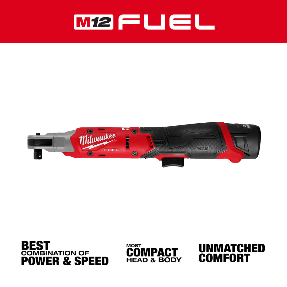 Milwaukee 3053-21, M12 FUEL™ 3/8" Ratchet Kit