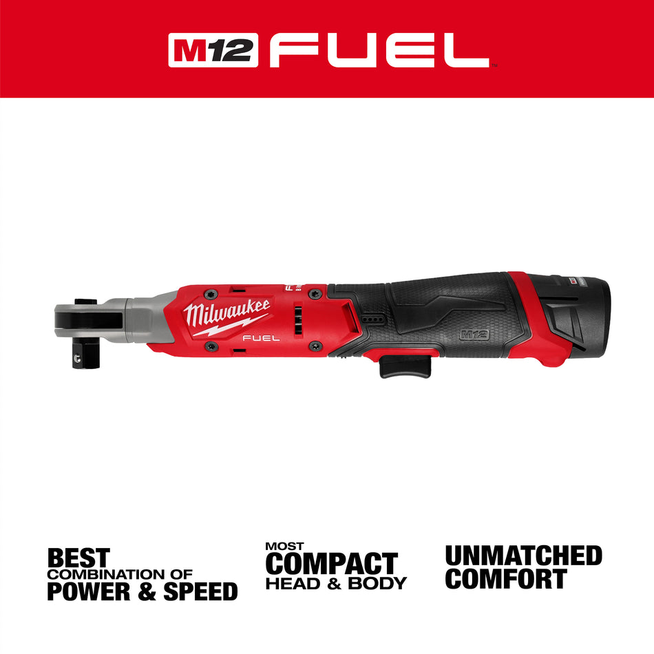 Milwaukee 3054-21, M12 FUEL™ 1/2" Ratchet Kit