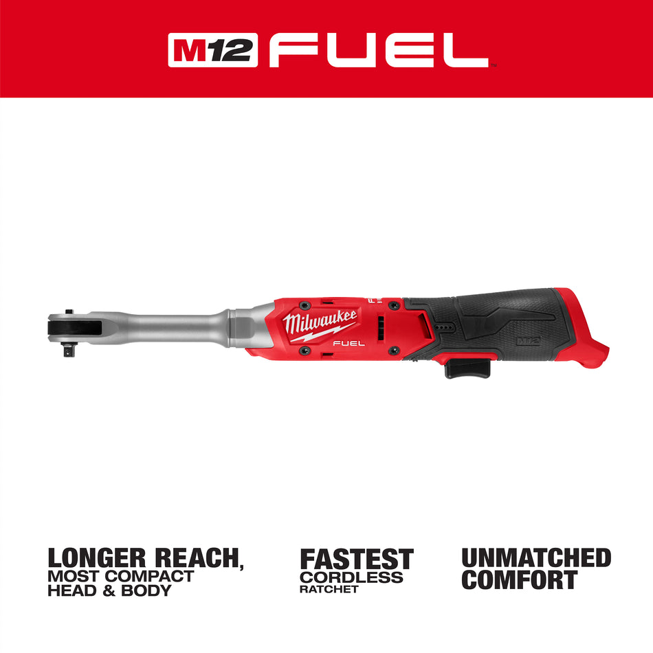Milwaukee 3058-20, M12 FUEL™ 1/4" Extended Reach Ratchet