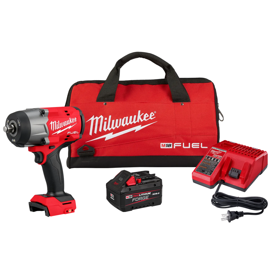 Milwaukee 2967-21F, M18 FUEL™ 1/2" High Torque Impact Wrench w/ Friction Ring FORGE™ Kit