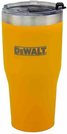 DEWALT DXC30OZTYS, 30 OZ Powered Coated Tumbler (Yellow)