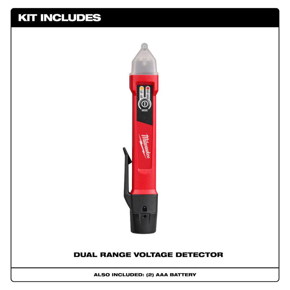 Milwaukee 3208-20, Dual Range Voltage Detector