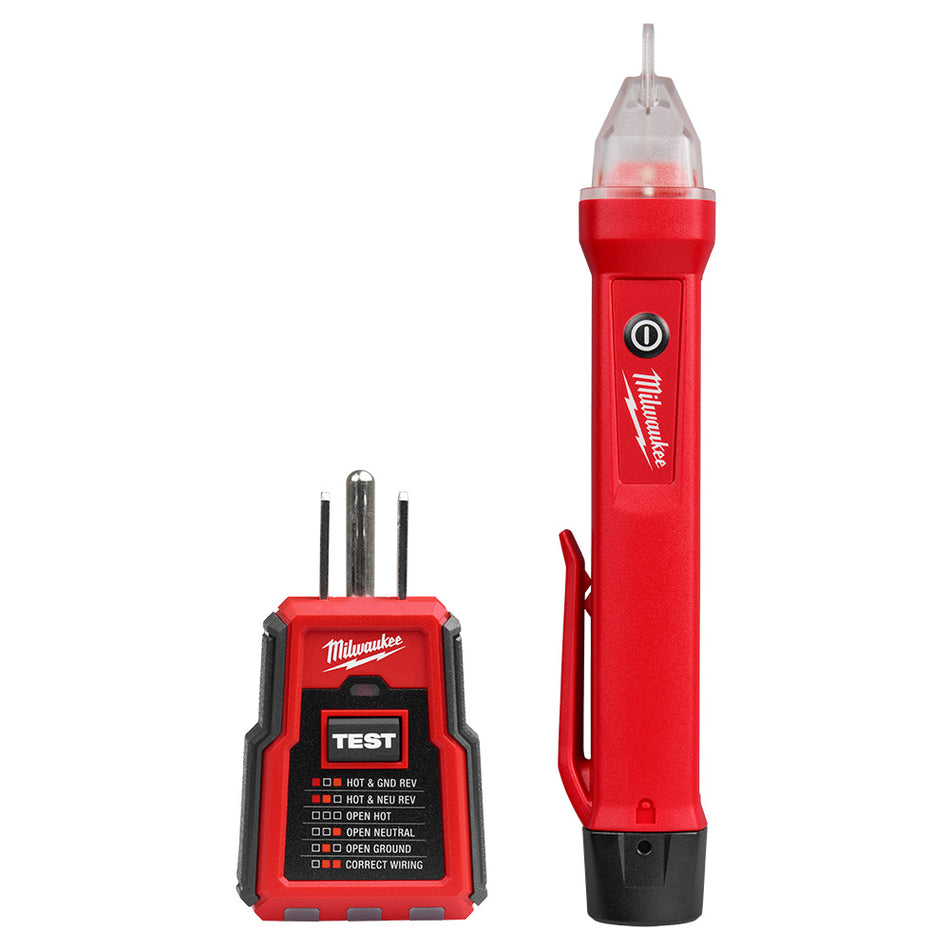 Milwaukee 3210-20, GFCI Receptacle Tester and Voltage Detector