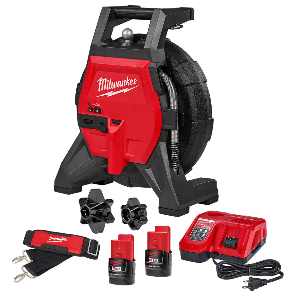 Milwaukee 3318-22B, M12™ 85’ High Flex Compact Inspection Camera Kit