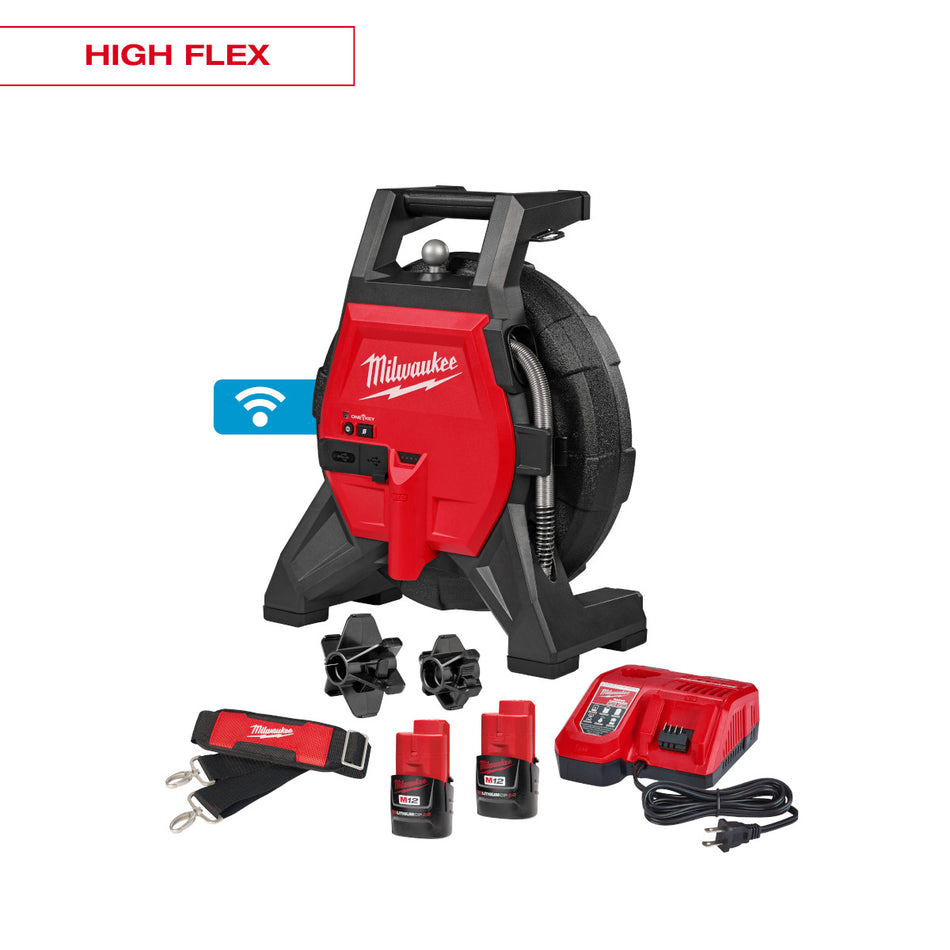Milwaukee 3318-22B, M12™ 85’ High Flex Compact Inspection Camera Kit