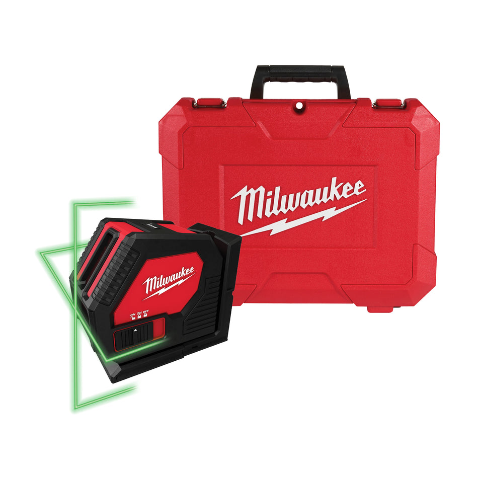 Milwaukee 3421, Green Cross Line Laser