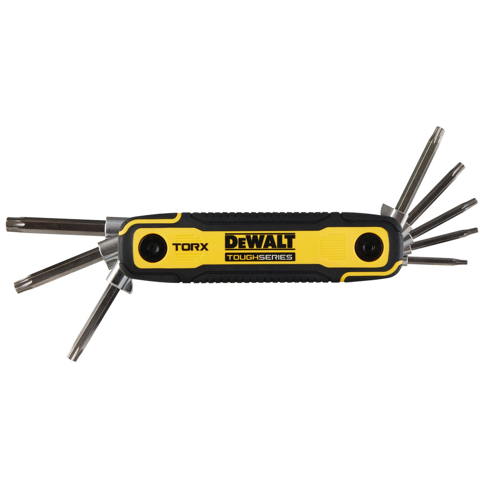 DEWALT DWHT70268, Folding Locking Hex Key Set (TORX)