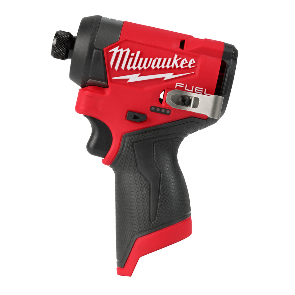 Milwaukee 3453-22, M12 FUEL™ 1/4" Hex Impact Driver Kit