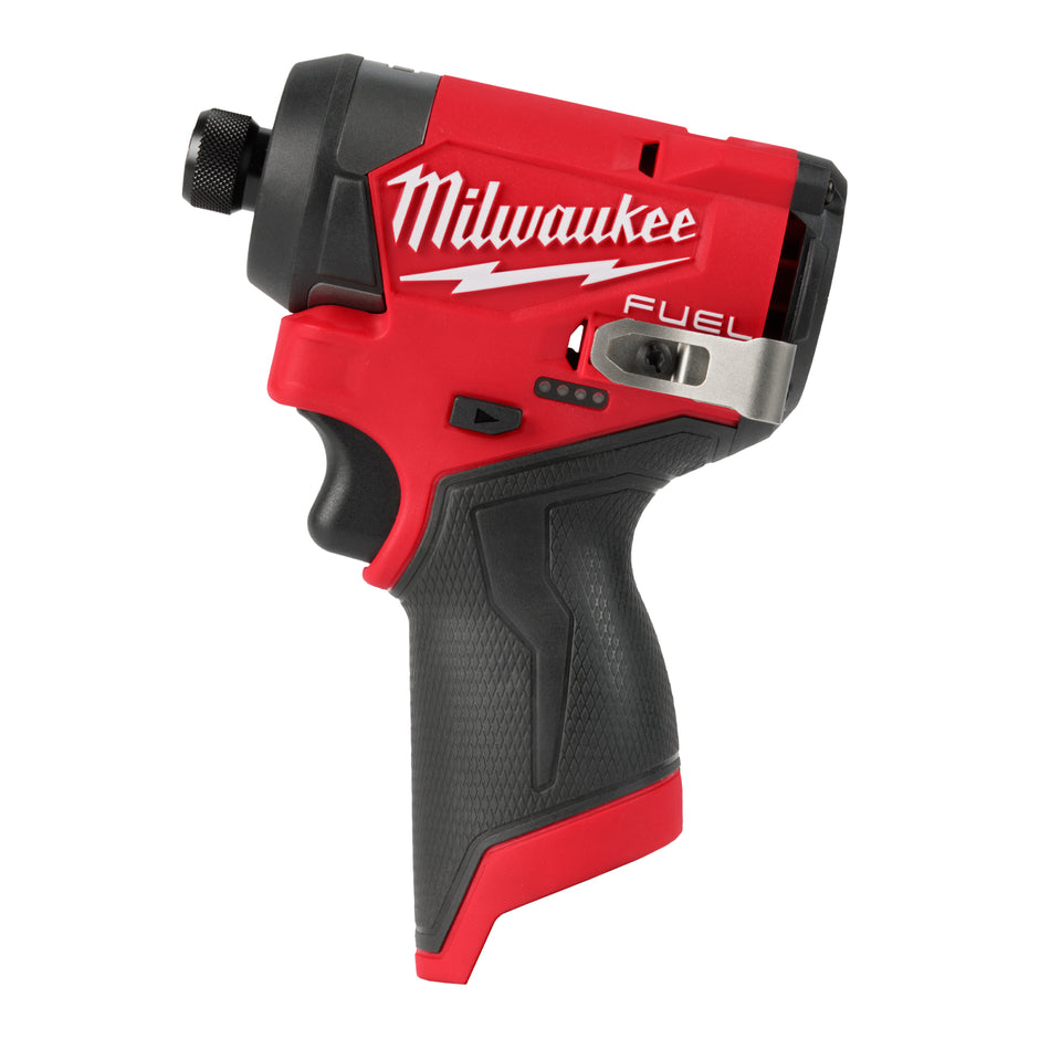 Milwaukee 3453-22, M12 FUEL™ 1/4" Hex Impact Driver Kit