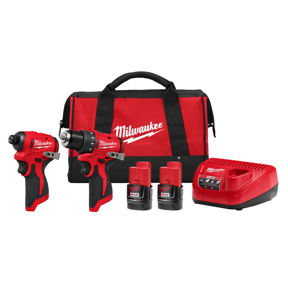 Milwaukee 3494-22, M12™ Subcompact Brushless 2-Tool Combo Kit