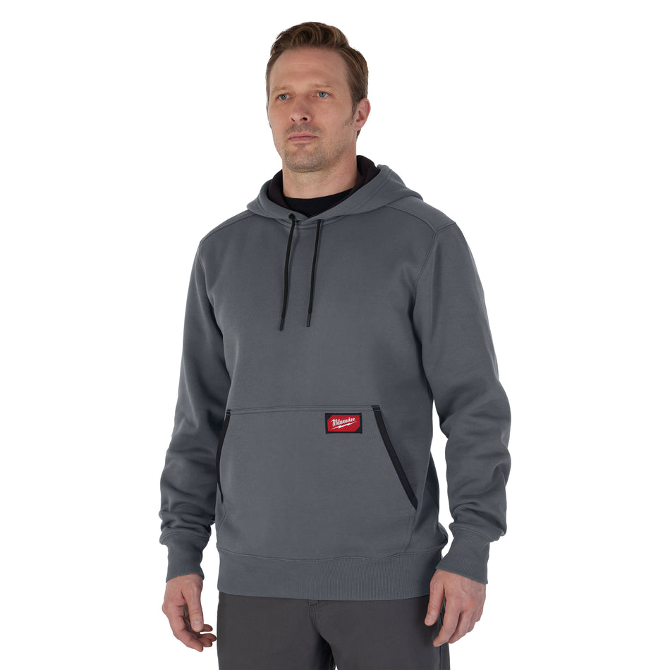 Milwaukee 351G-2X, MIDWEIGHT HOODIE - GRAY