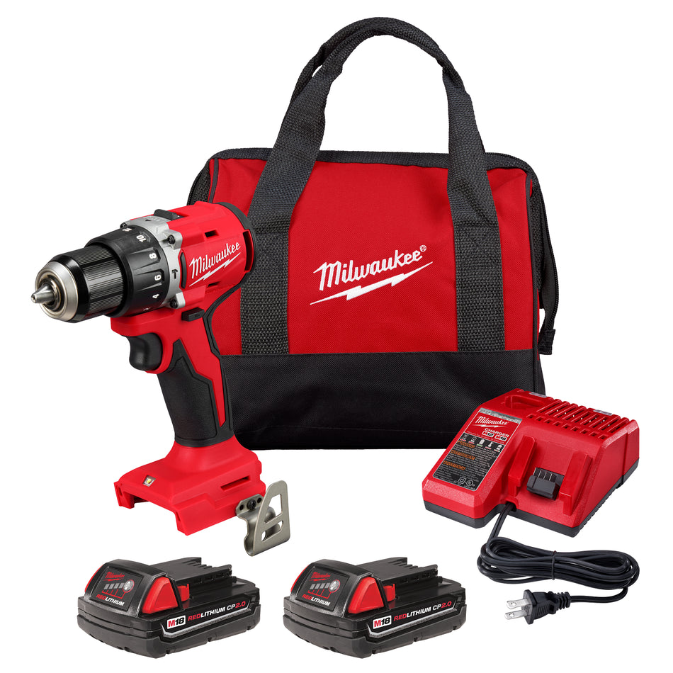 Milwaukee 3602-20, M18™ Compact Brushless 1/2" Hammer Drill/ Driver