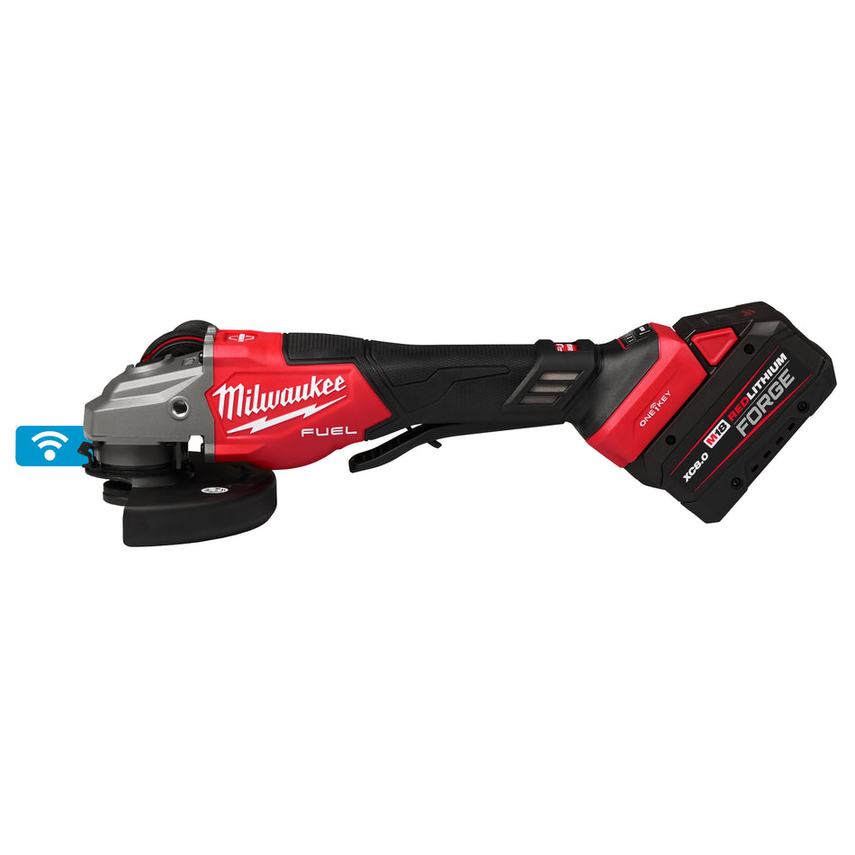 Milwaukee 3672-22, M18 FUEL™ 4-1/2"-6" Variable Speed Braking Grinder, Paddle Switch w/ ONE-KEY™ Kit