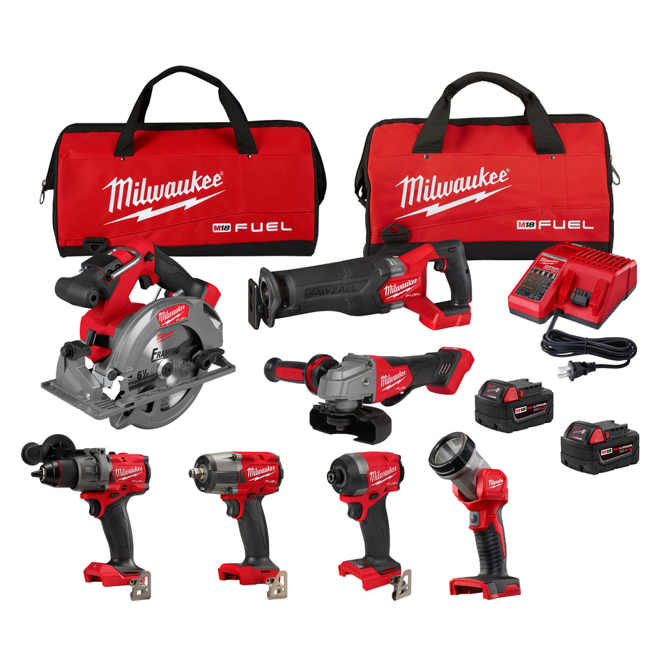 Milwaukee 3697-27, M18 FUEL™ 7-Tool Combo Kit