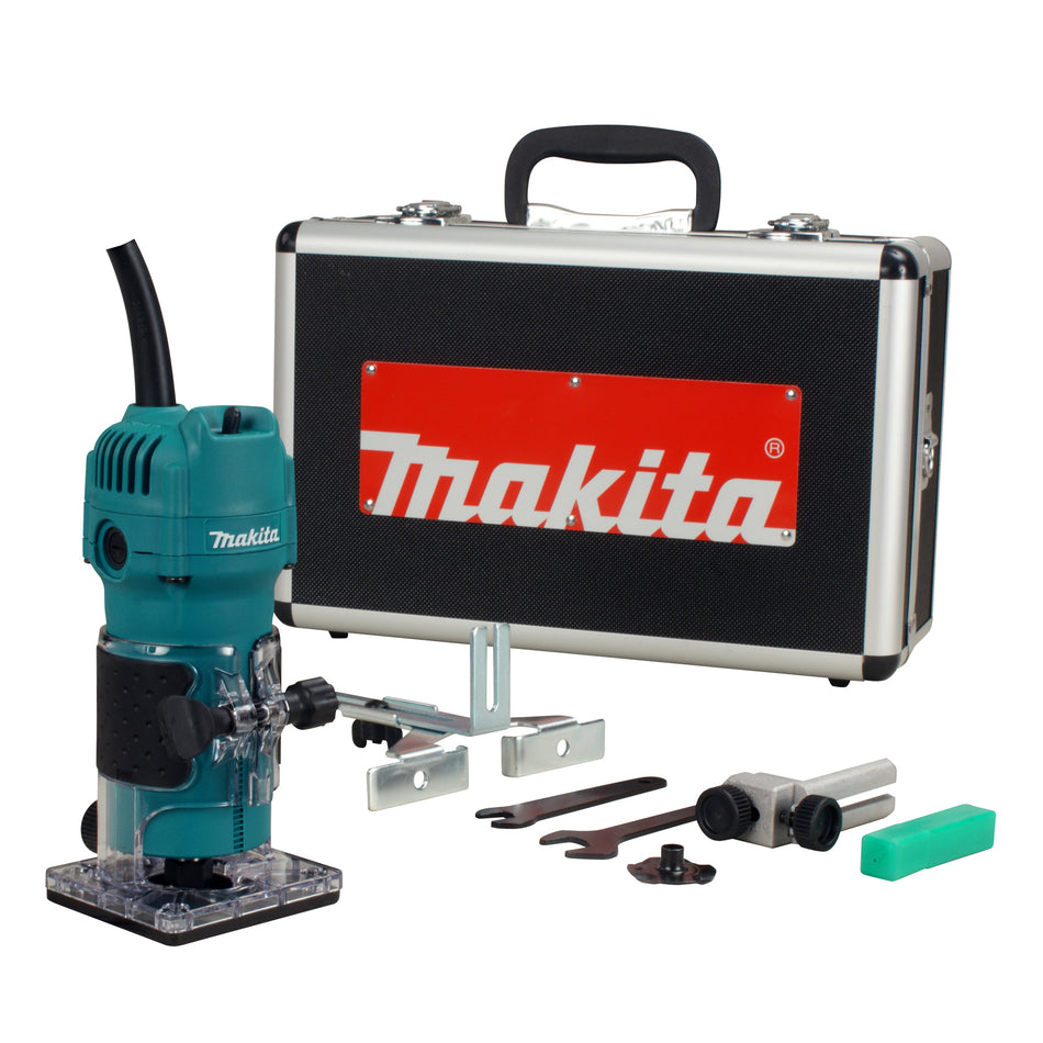 Makita 3709X, 1/4" Laminate Trimmer w/Aluminum Case