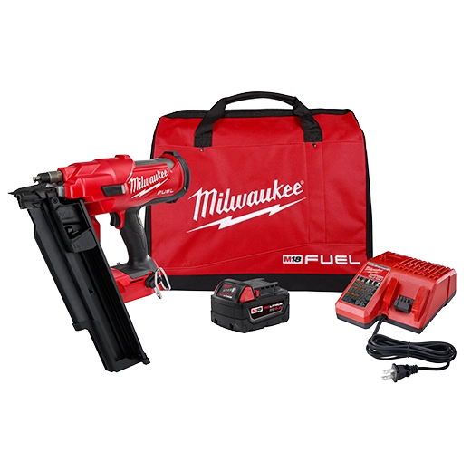 Milwaukee 2744-21, M18 FUEL 21 Degree Framing Nailer Kit