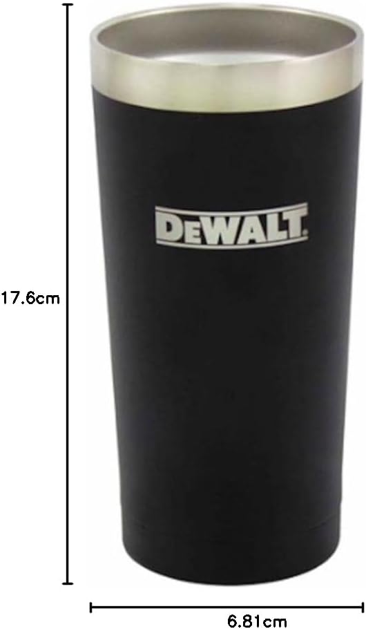 DEWALT DXC20OZTBS, 20 OZ Powered Coated Tumbler (Black)