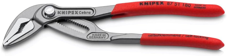 Knipex 87 51 180 SBA, Cobra Extra-Slim (ES) Water Pump Pliers