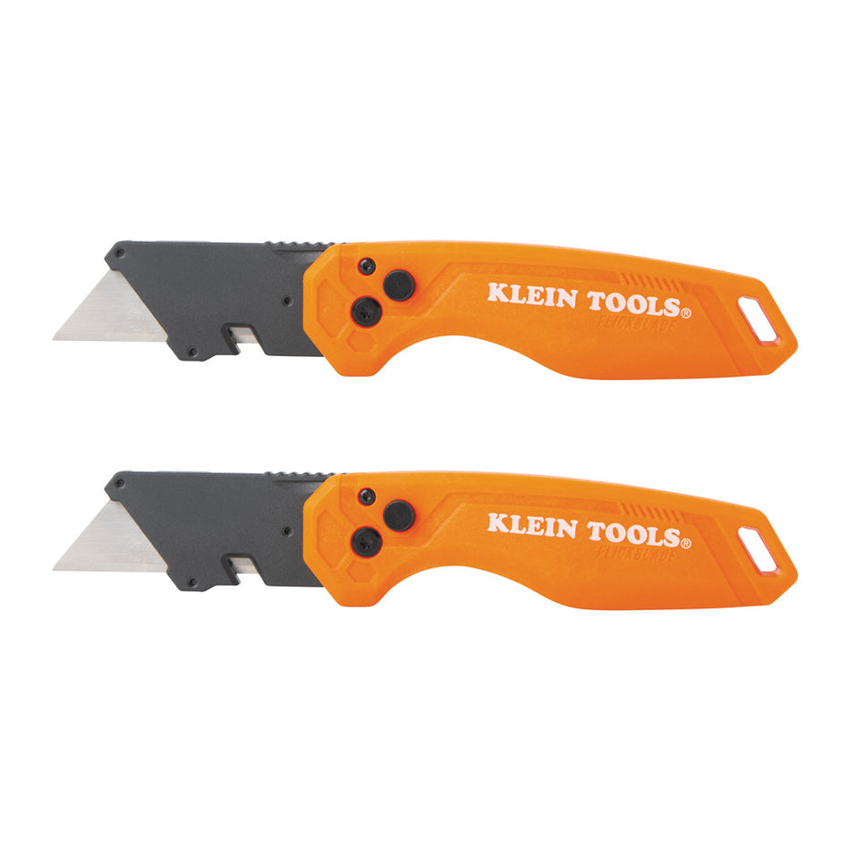 Klein Tools 44313, Folding Utility Knife, 2-Pack