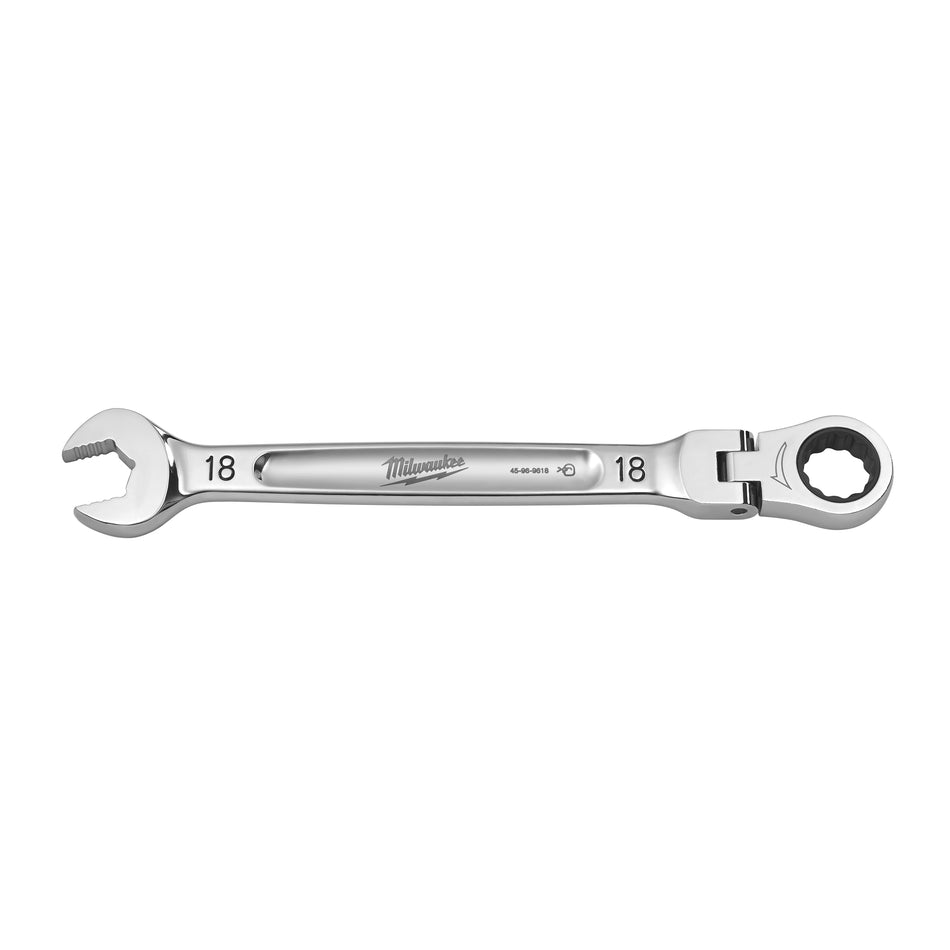 Milwaukee 45-96-9618, 18 mm Flex Head Combination Wrench