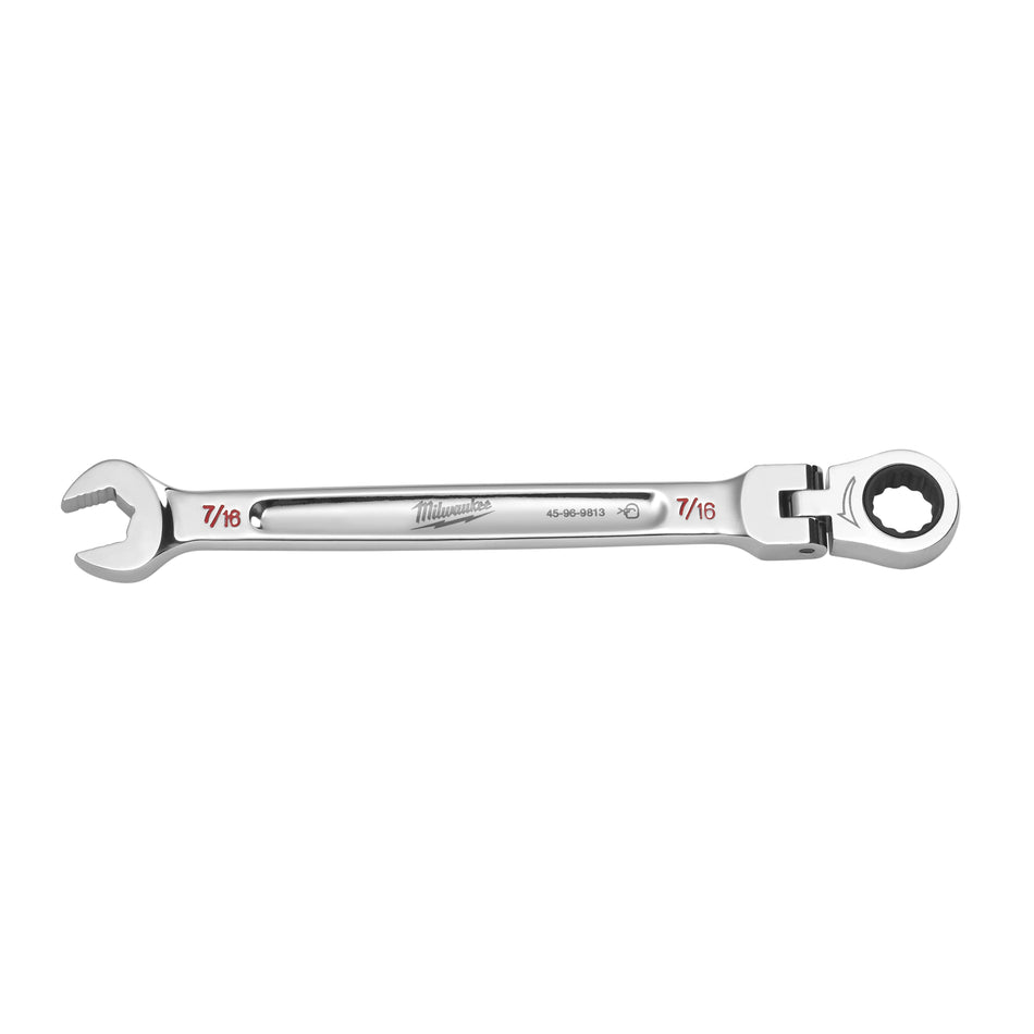 Milwaukee 45-96-9813, 7/16" Flex Head Combination Wrench