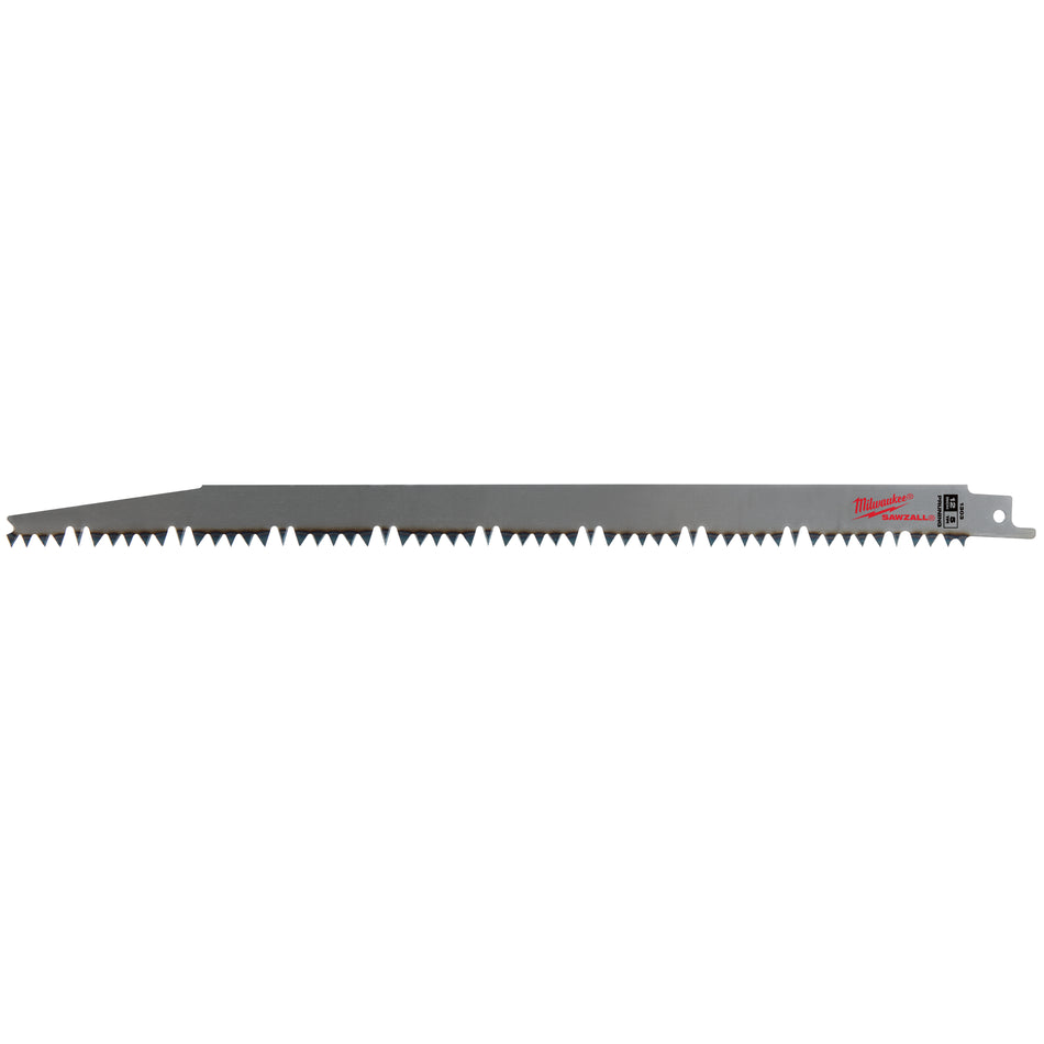 Milwaukee 48-00-1305, 12" 5 TPI Pruning SAWZALL Blade
