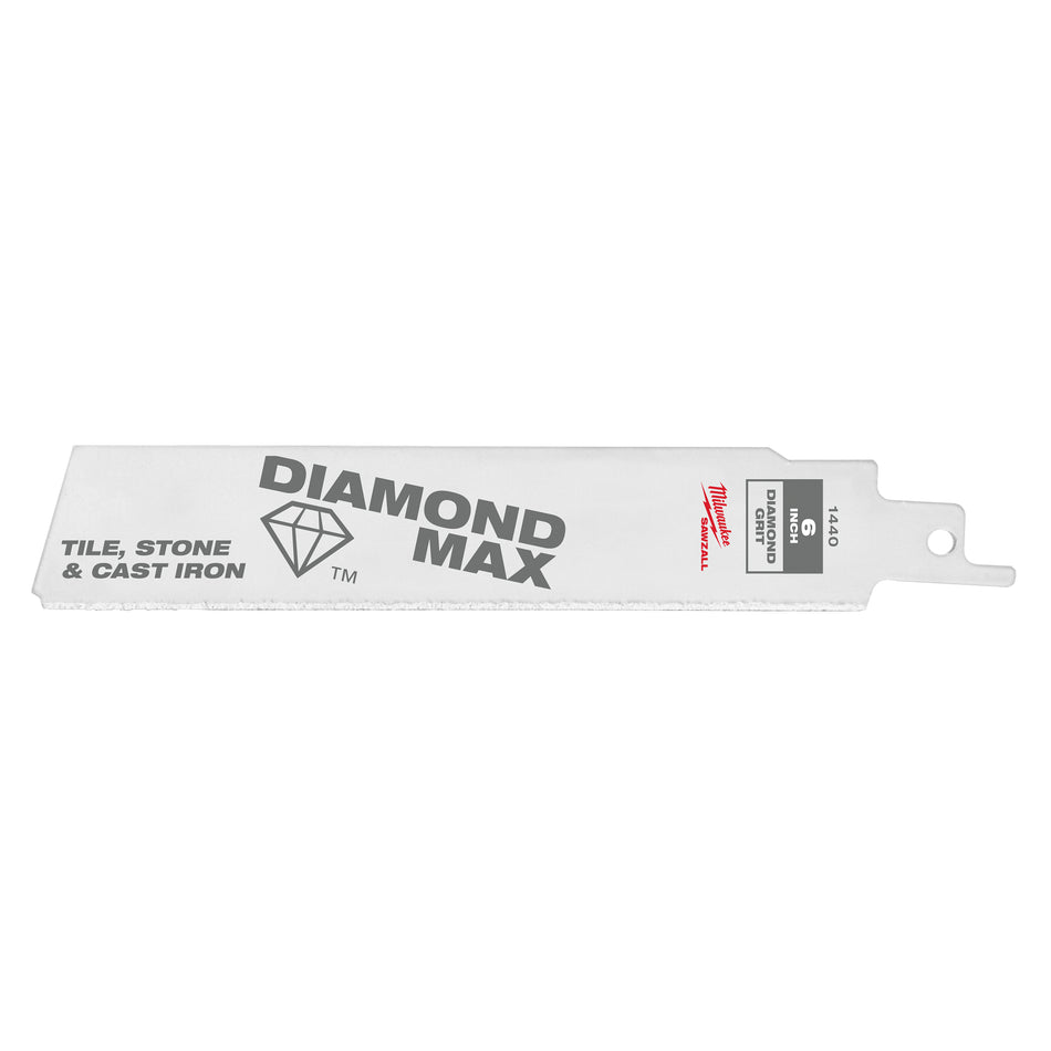 Milwaukee 48-00-1440, 6" Diamond Grit THE TORCH SAWZALL Blade