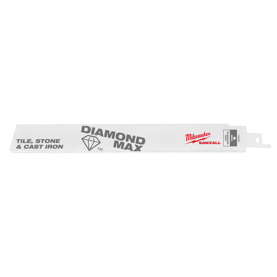 Milwaukee 48-00-1450, 9" Diamond Grit THE TORCH SAWZALL Blade