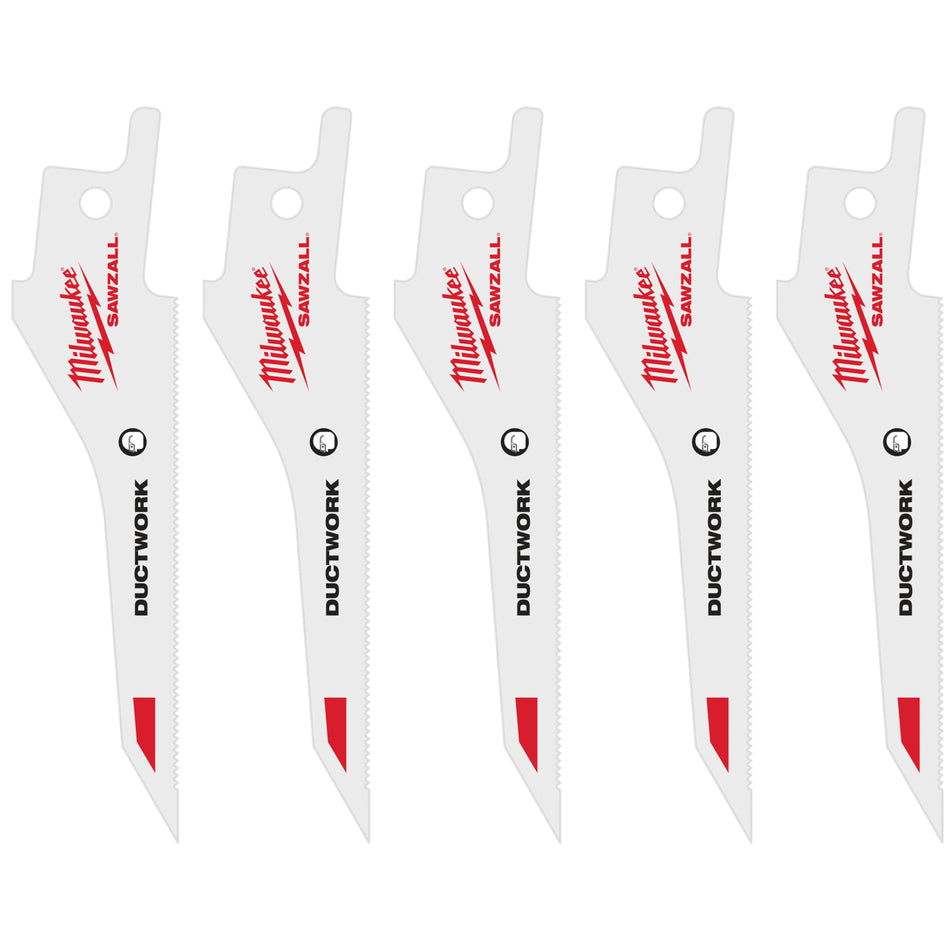 Milwaukee 48-00-1630, Ductwork SAWZALL Blade (5/pkg)