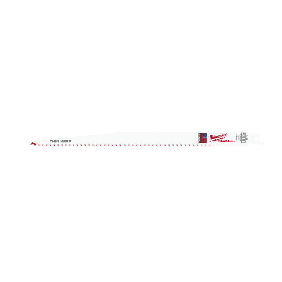 Milwaukee 48-01-2037, 12" 5 TPI Sawzall Blade (25/pkg)
