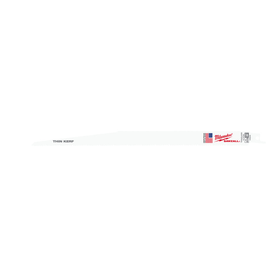 Milwaukee 48-01-2094, 12 " 8/12 TPI SAWZALL Blades (25/pkg)