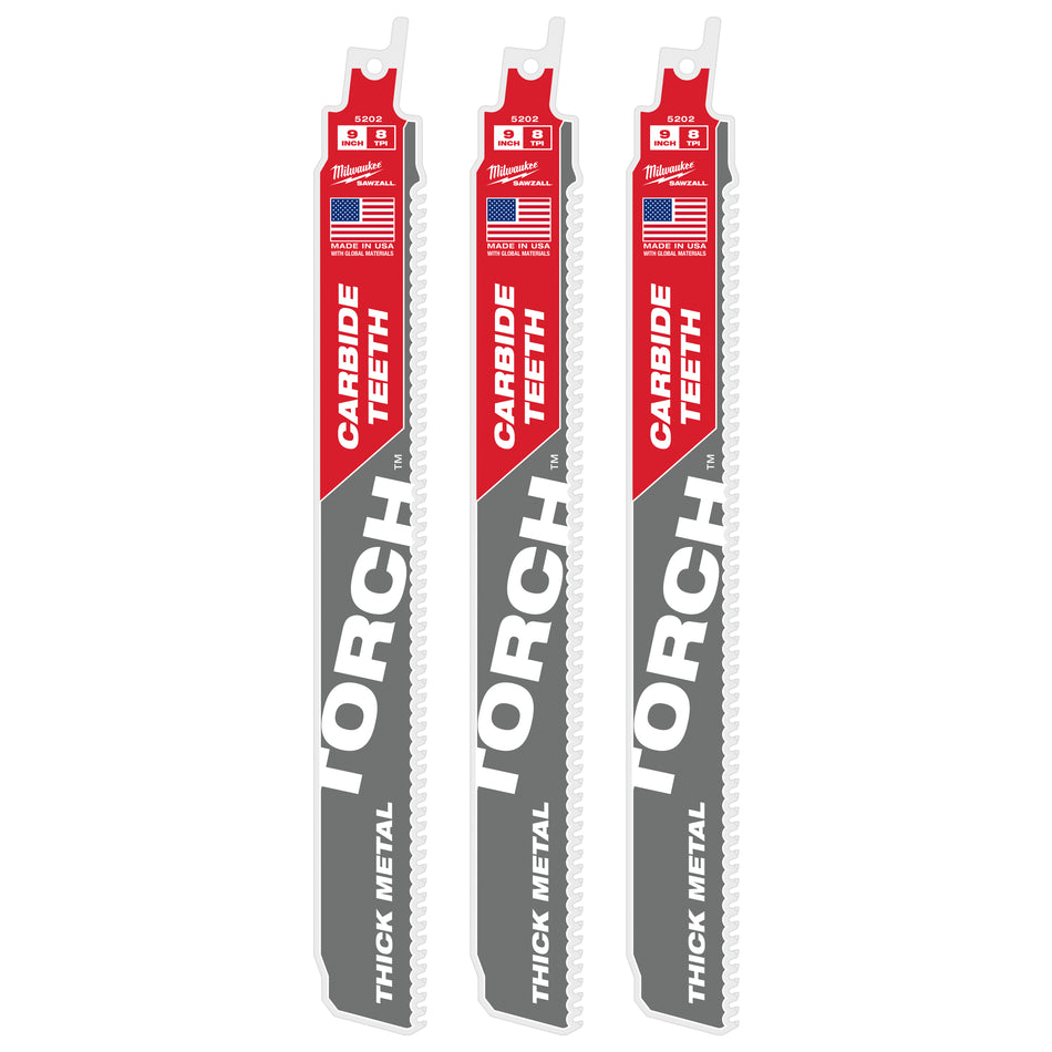 Milwaukee 48-00-5202, The TORCH with Carbide Teeth 7T 9L (sold/ea)