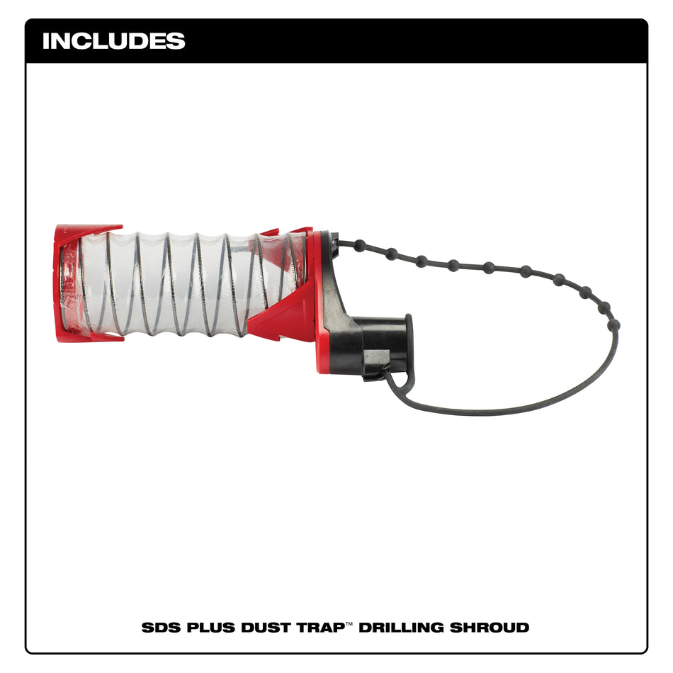 Milwaukee 48-03-3135, SDS+ DUST TRAPâ„¢ Drilling Shroud