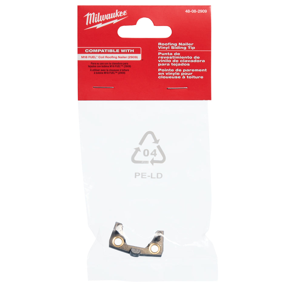 Milwaukee 48-08-2909, M18 FUEL™ Coil Roofing Nailer Vinyl Siding Tip