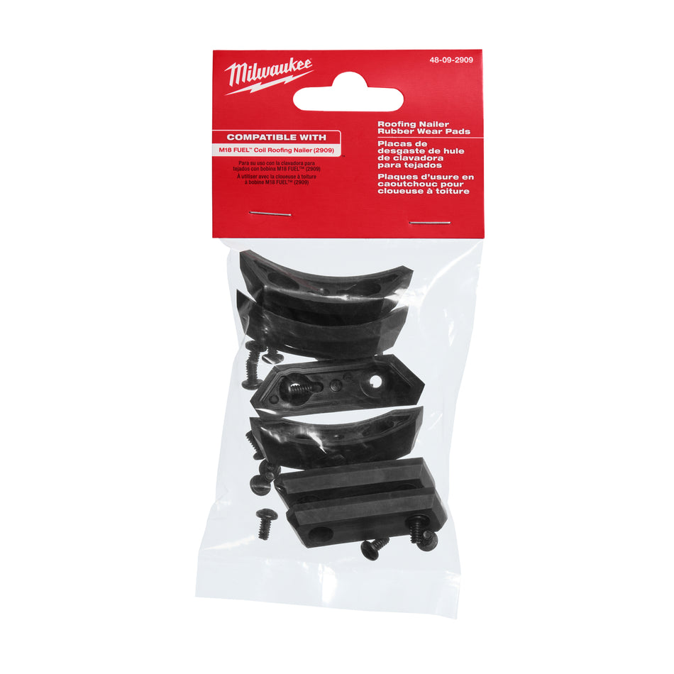Milwaukee 48-09-2909, M18 FUEL™ Coil Roofing Nailer Replacement Rubber Wear Pads