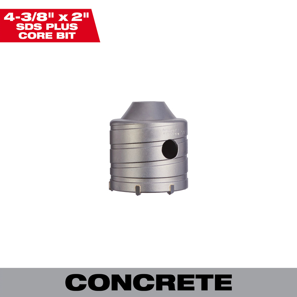 Milwaukee 48-20-5255, SDS+ Core Bit 4-3/8 in. x 2 in.