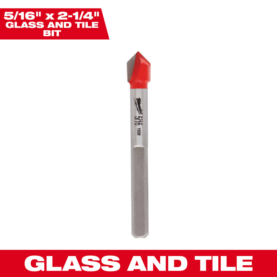 Milwaukee 48-20-8983, 5/16" Glass and Tile Bit