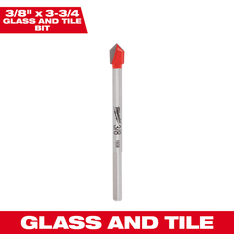 Milwaukee 48-20-8984, 3/8" Glass and Tile Bit