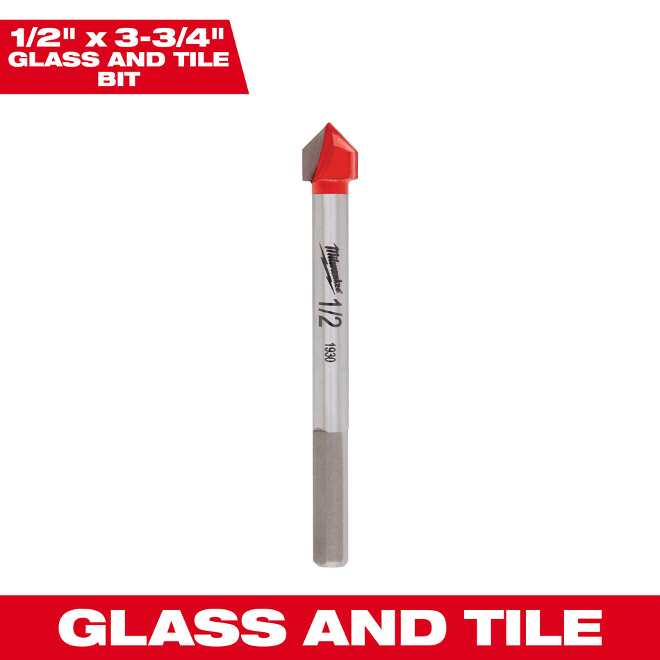 Milwaukee 48-20-8985, 1/2" Glass and Tile Bit