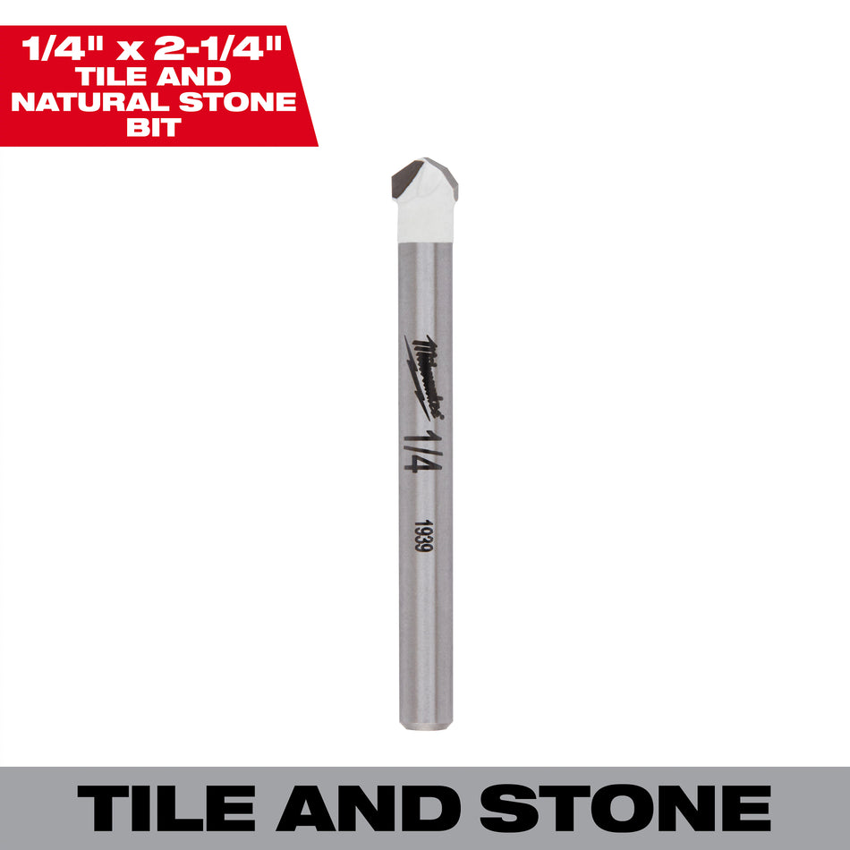 Milwaukee 48-20-8992, 1/4" Tile and Natural Stone Bit
